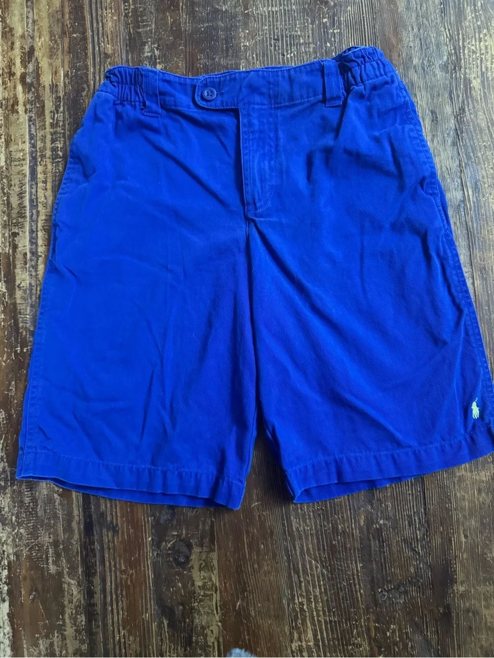 Ralph Lauren Kids Bright Blue Cotton Shorts